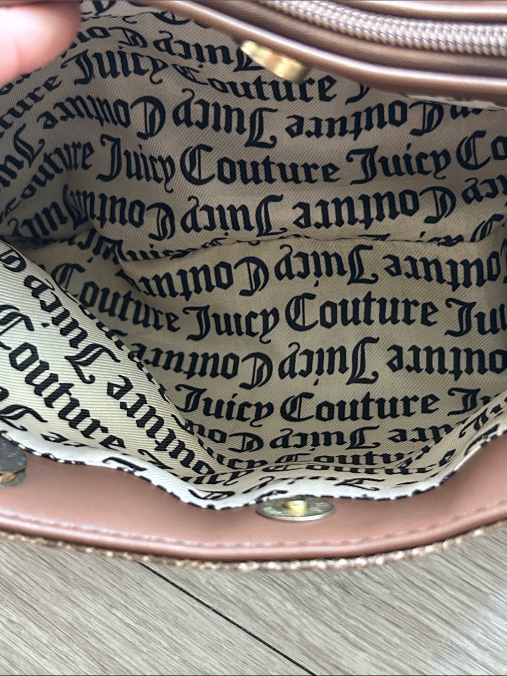 Juicy Couture Brown Tote Purse - Picture 5 of 14